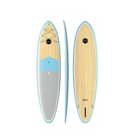Ván lướt sóng composite cao cấp, màu sắc giả gỗ sang trọng dài 2.65 mét