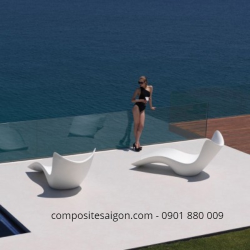 Chuyên sản xuất ghế tắm nắng composite
