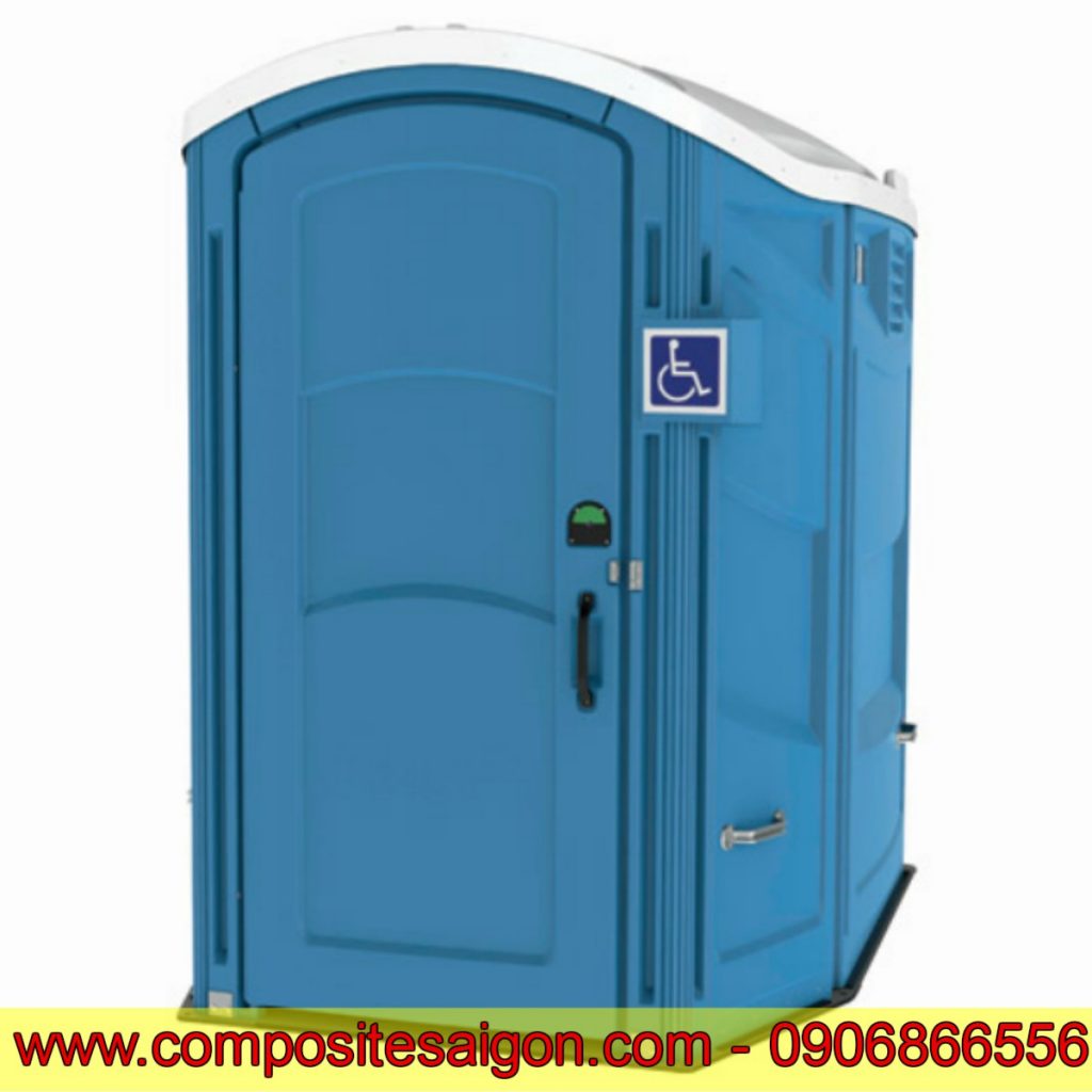 nhà vệ sinh, nhà vệ sinh di động, nhà vệ sinh di động dành cho người khuyết tập, nhà vệ sinh composite, chất liệu composite.