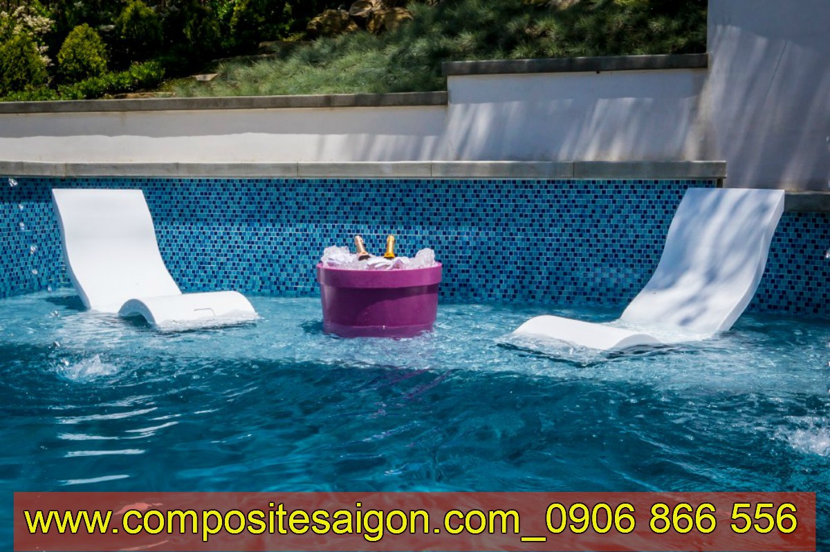 SẢN PHẨM GHẾ NẰM HỒ BƠI LÀM TỪ CHẤT LIỆU COMPOSITE, COMPOSITE BÀN GHẾ, bàn ghế composite giá tốt, bàn ghế composite cho hồ bơi, mua bán bàn ghế composite
