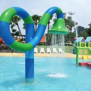 Đồ chơi phun nước hình rắn bền chắc Sợi thủy tinh FRP - hình 1