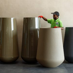 Chậu Composite Hình U Cao Olezio - Composite Sài Gòn