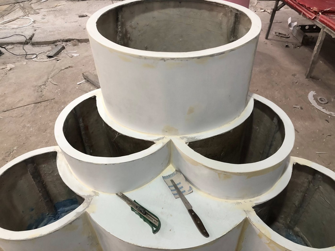 Chậu Cây Dạng Xoắn Composite C017 – Chậu Cây Đẹp Siêu Bền Composite Sài Gòn