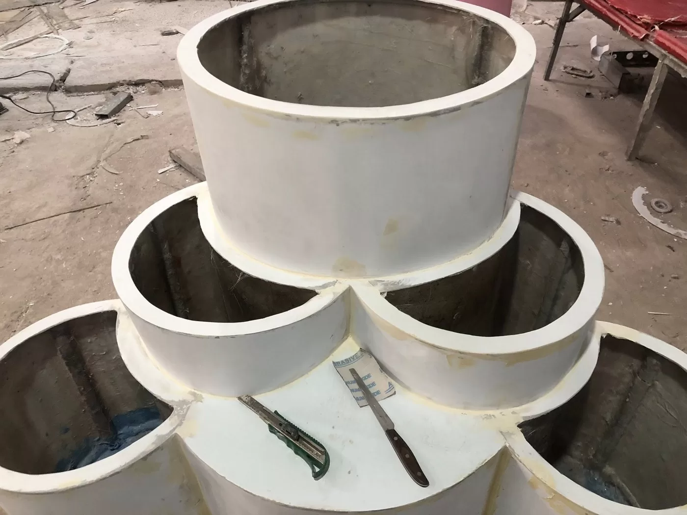 Chậu Cây Dạng Xoắn Composite C017 – Chậu Cây Đẹp Siêu Bền Composite Sài Gòn