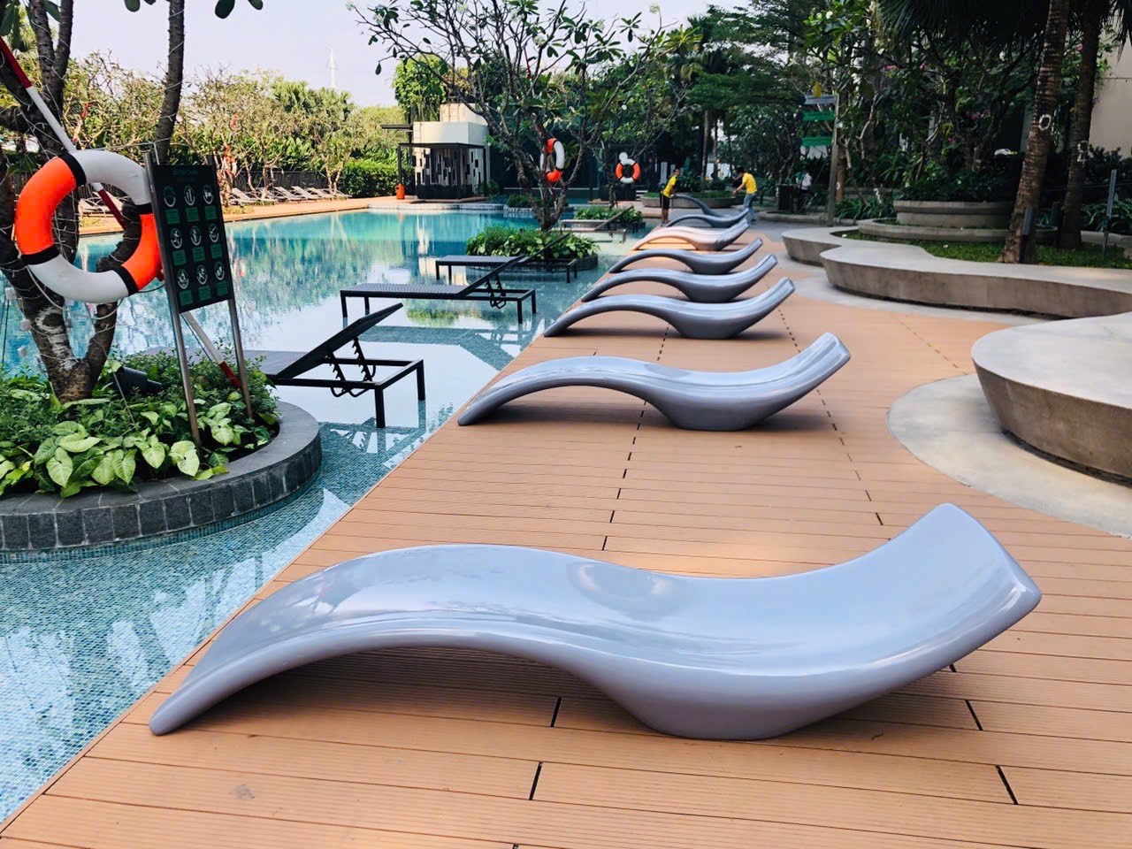 Ghế FRP composite dân dụng bền đẹp